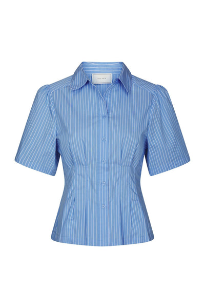 Balara Stripe Poplin Shirt Light Blue - 169049 Thumbnail
