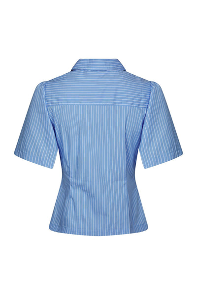 Balara Stripe Poplin Shirt Light Blue - 169049 Thumbnail
