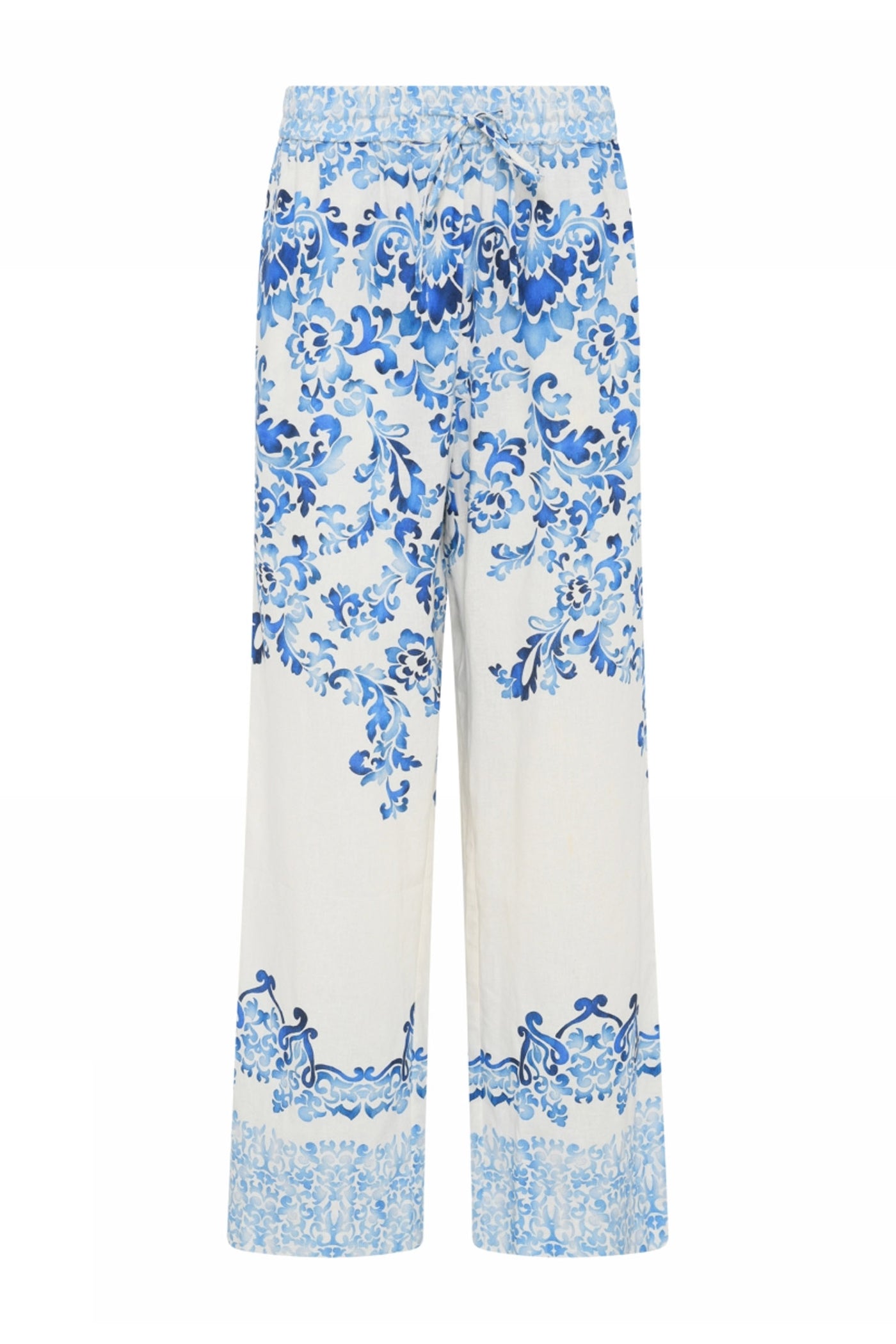Bali, long wide leg 81010-Off White - 61000/7486
