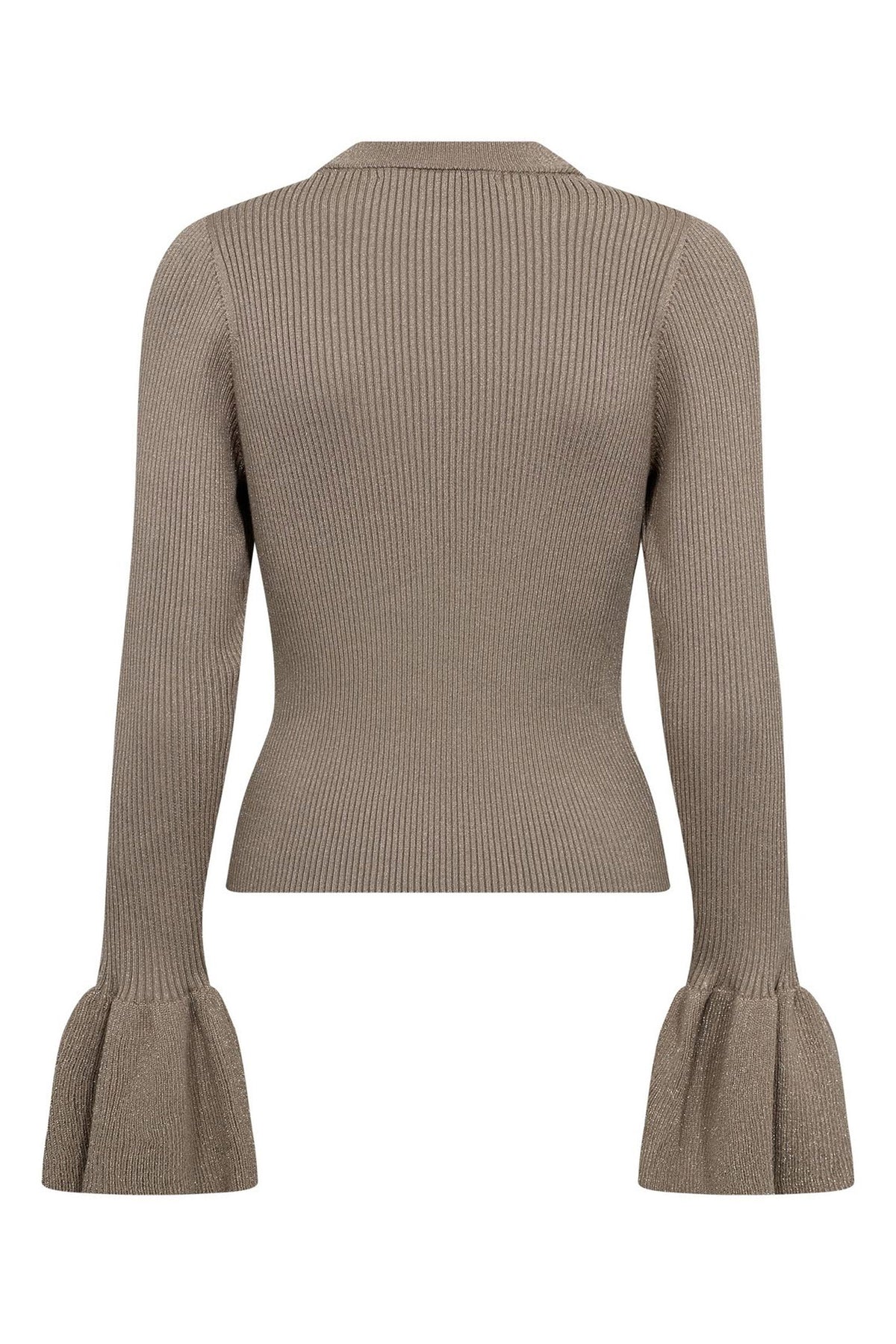 BalinCC Lurex Turtleneck Knit 127-Champagne - 32243