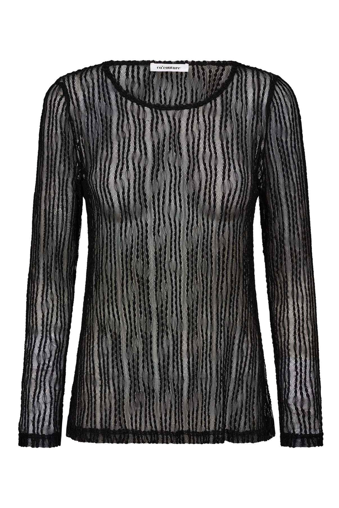 BarbCC O-Neck Blouse 96-Black - 33202