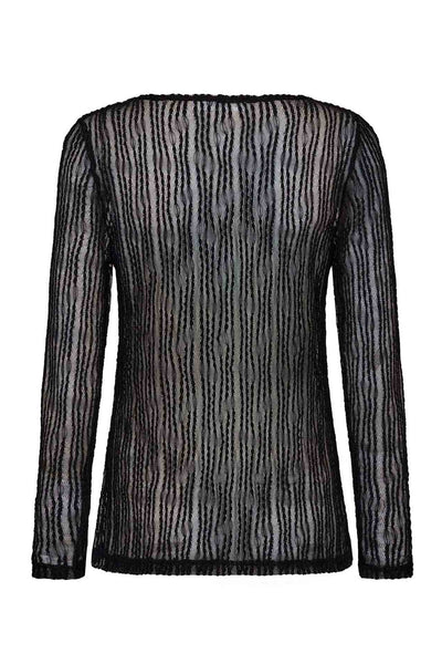 BarbCC O-Neck Blouse 96-Black - 33202 Thumbnail