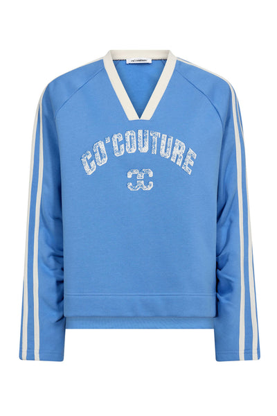 BatuCC Coco V-Sweat 17-Blue Thumbnail