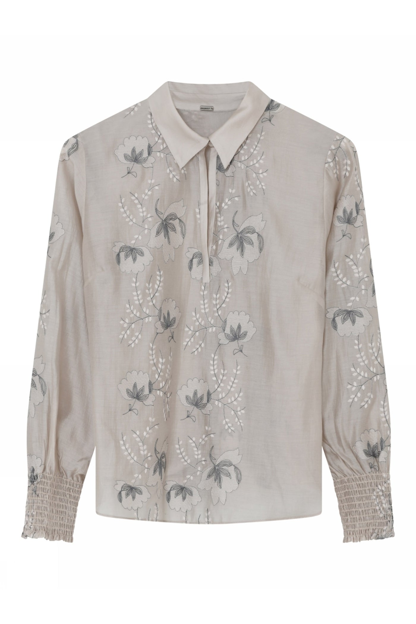 Bayanna, blouse 1200-Light Grey - 60637/7619