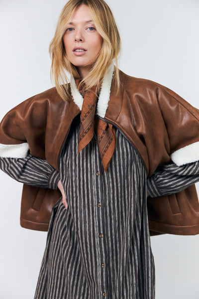Samall Coat Sl Brown - 26486-7007 Thumbnail