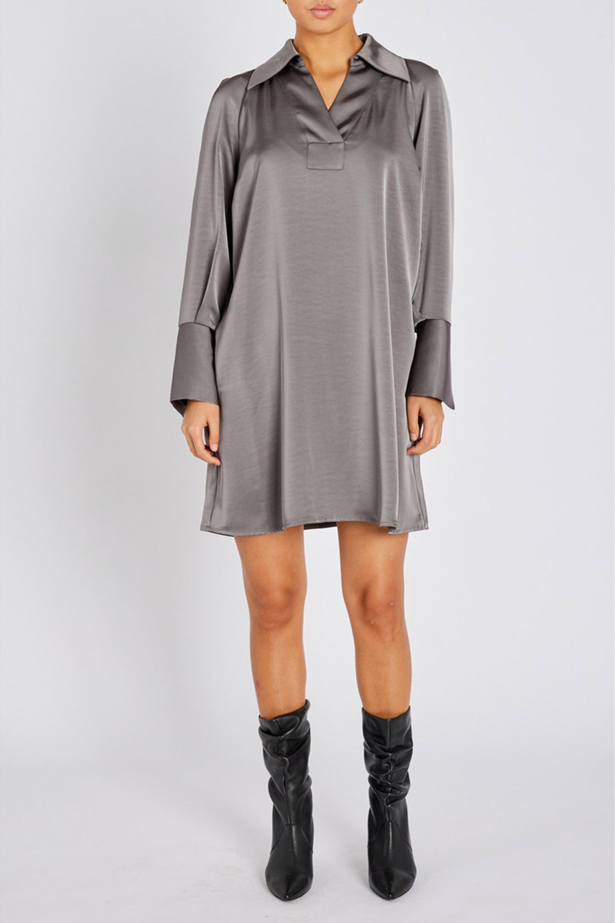 BeckiaBBKassidy dress Steel Grey - BBW4710