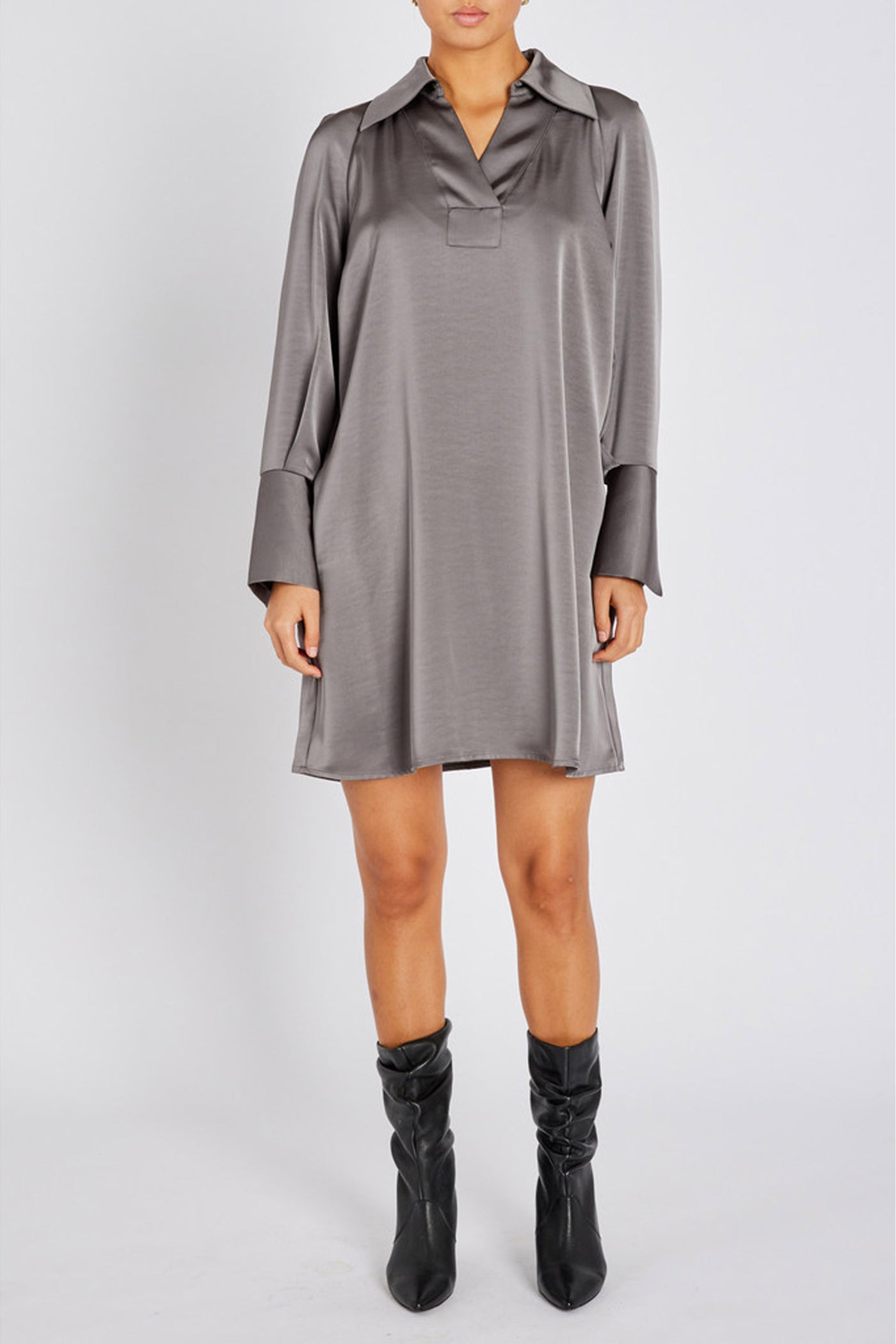 BeckiaBBKassidy dress Steel Grey - BBW4710