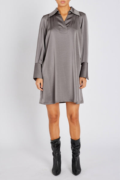 BeckiaBBKassidy dress Steel Grey - BBW4710 Thumbnail