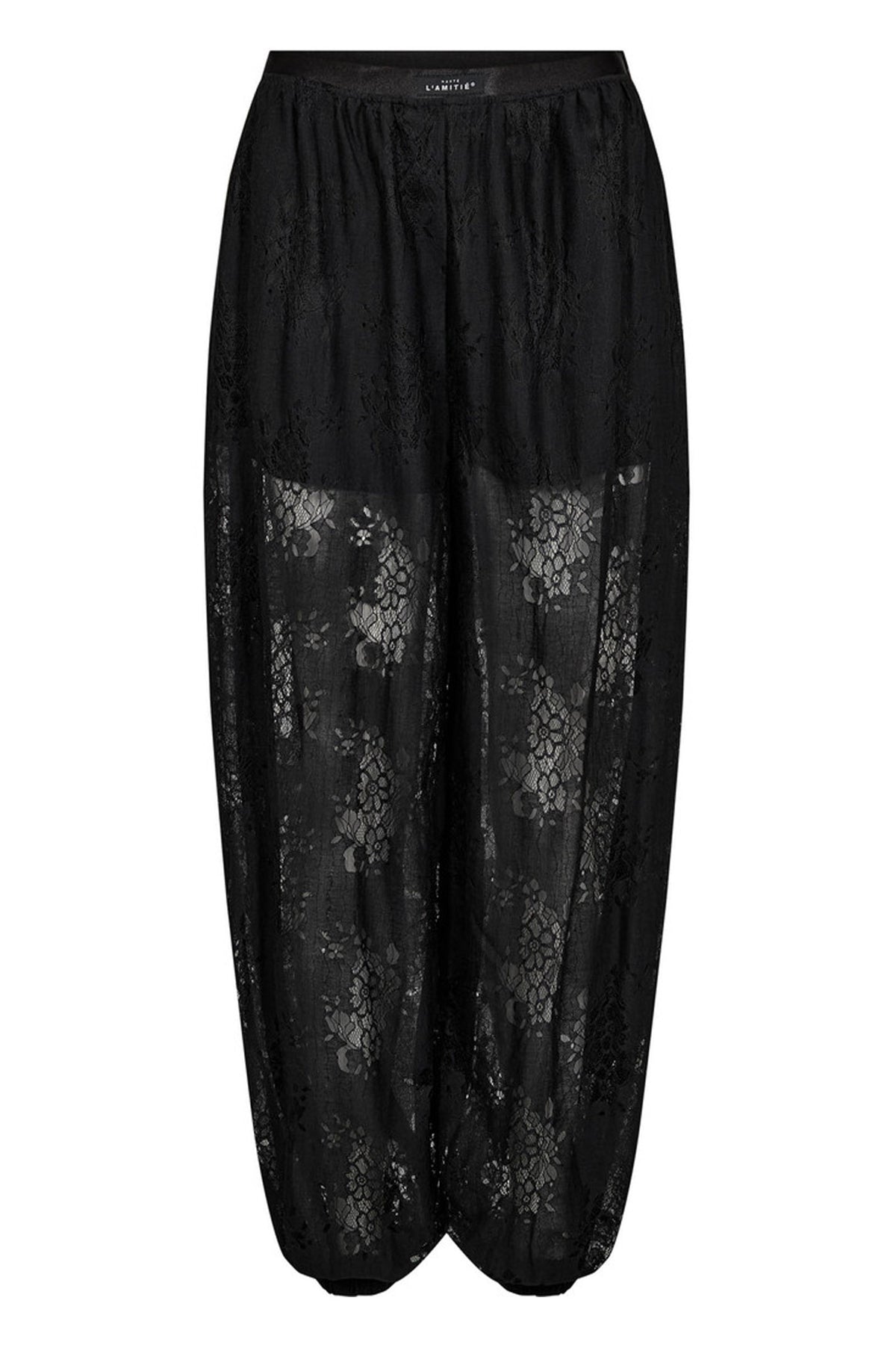Bella Lace Harem Pant Black - HL10584