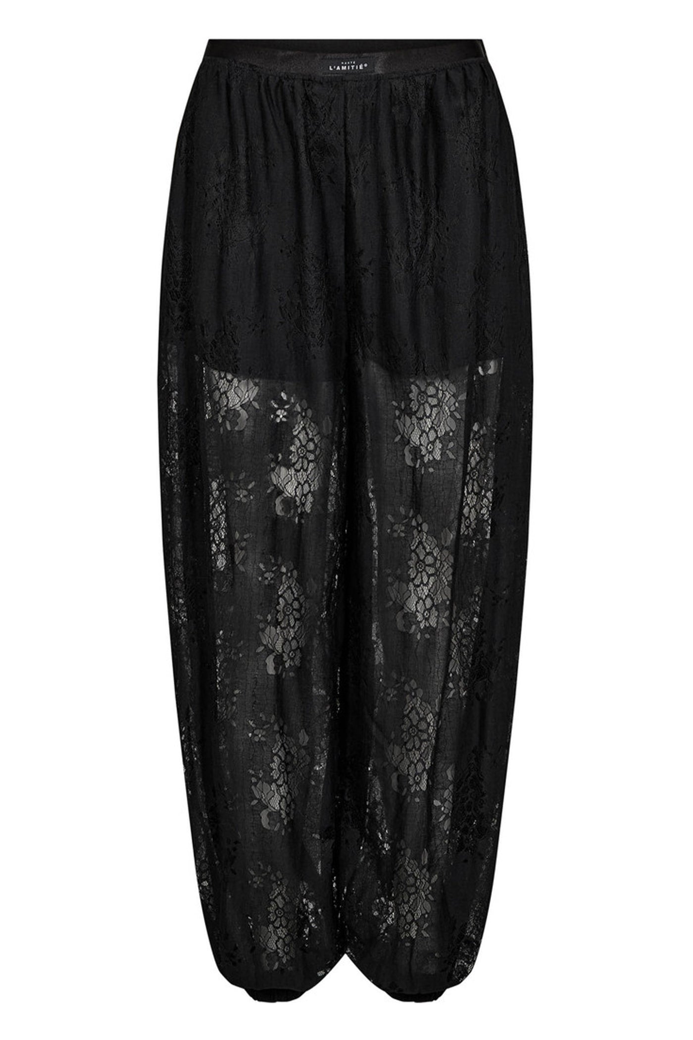 Bella Lace Harem Pant Black - HL10584