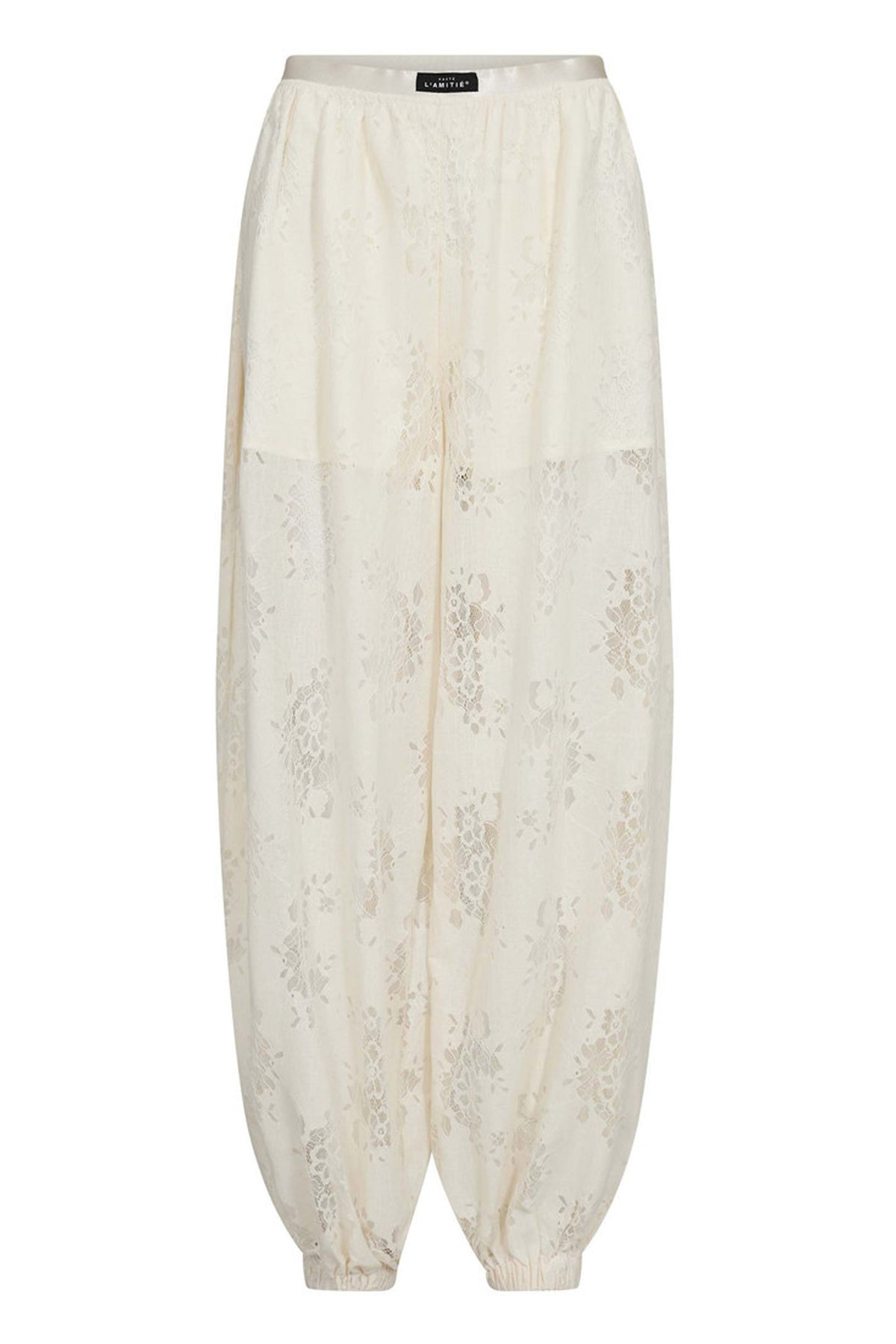 Bella Lace Harem Pant Off-White - HL10584