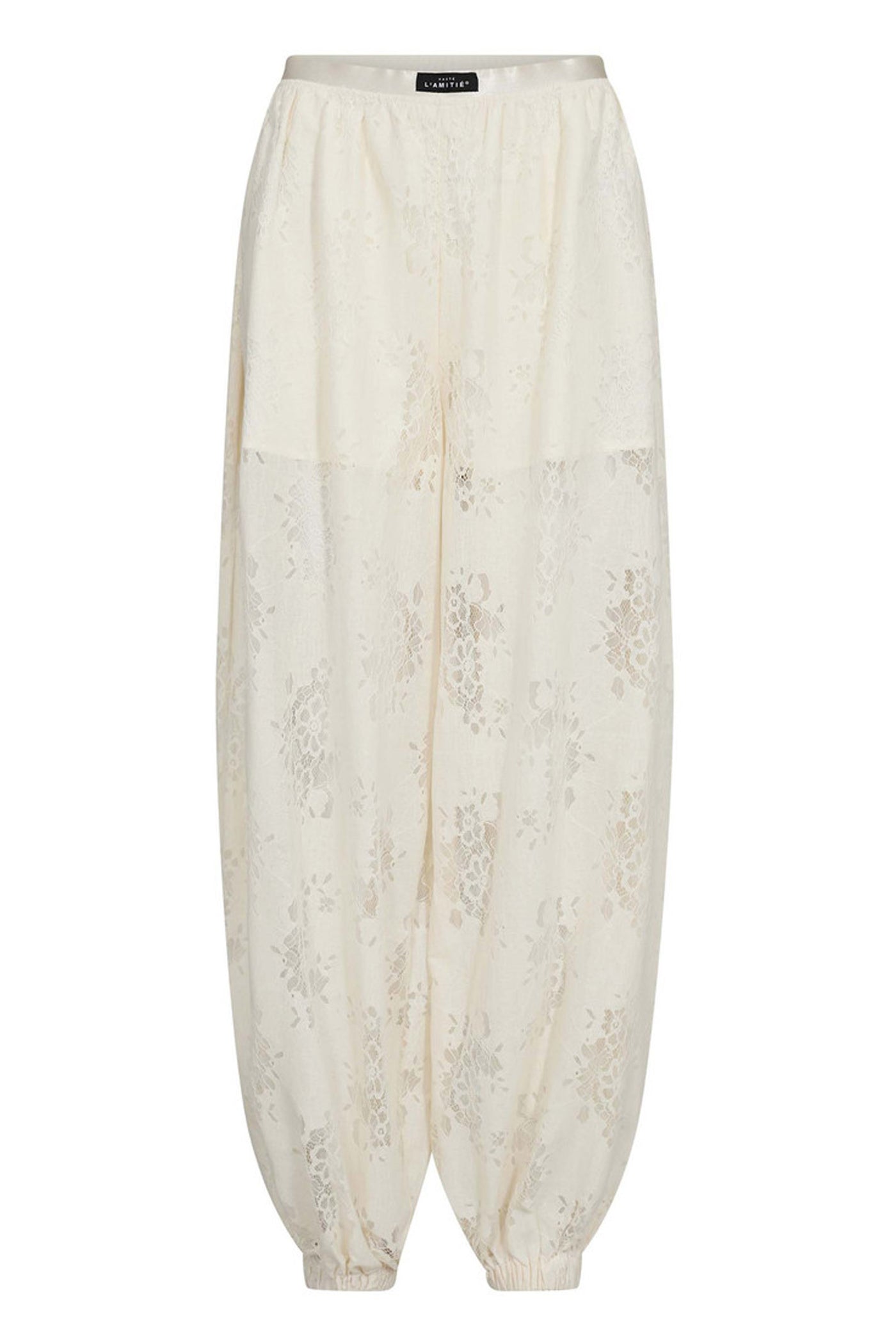 Bella Lace Harem Pant Off-White - HL10584