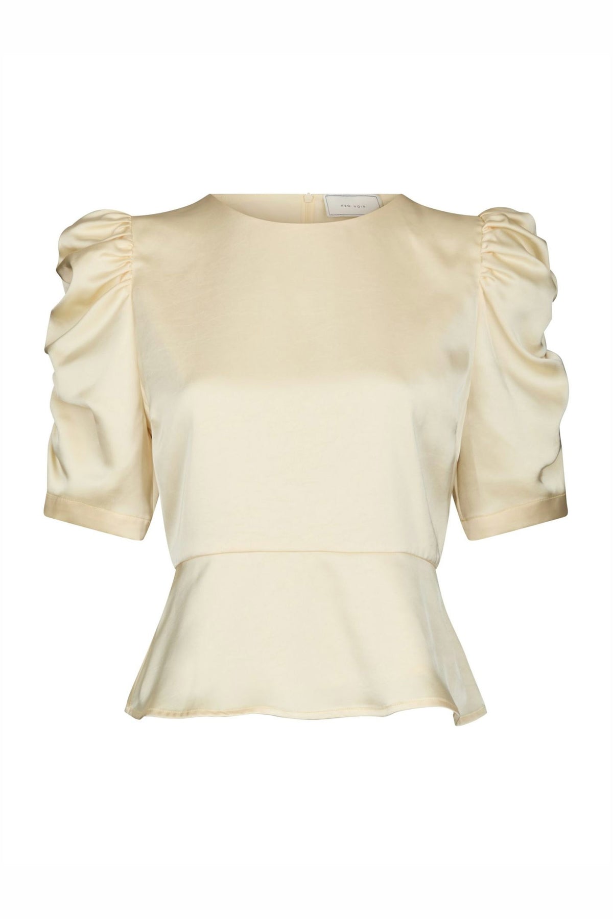 Benua Heavy Sateen Blouse Light yellow - 167069