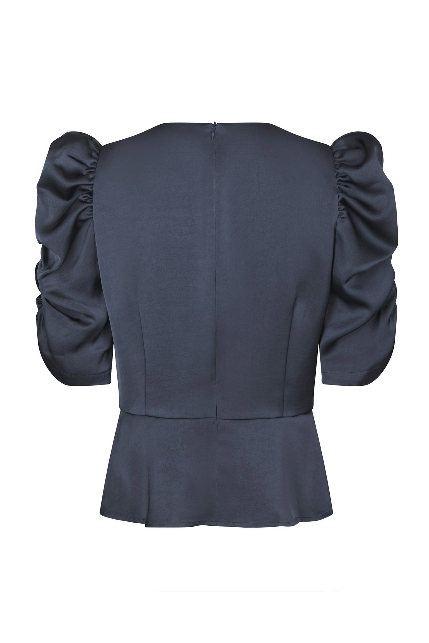 Benua Heavy Sateen Blouse MIDNIGHT BLUE - 167069