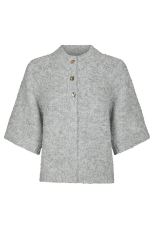 Benuta Fluffy Knit Cardigan Grey Melange - 165816
