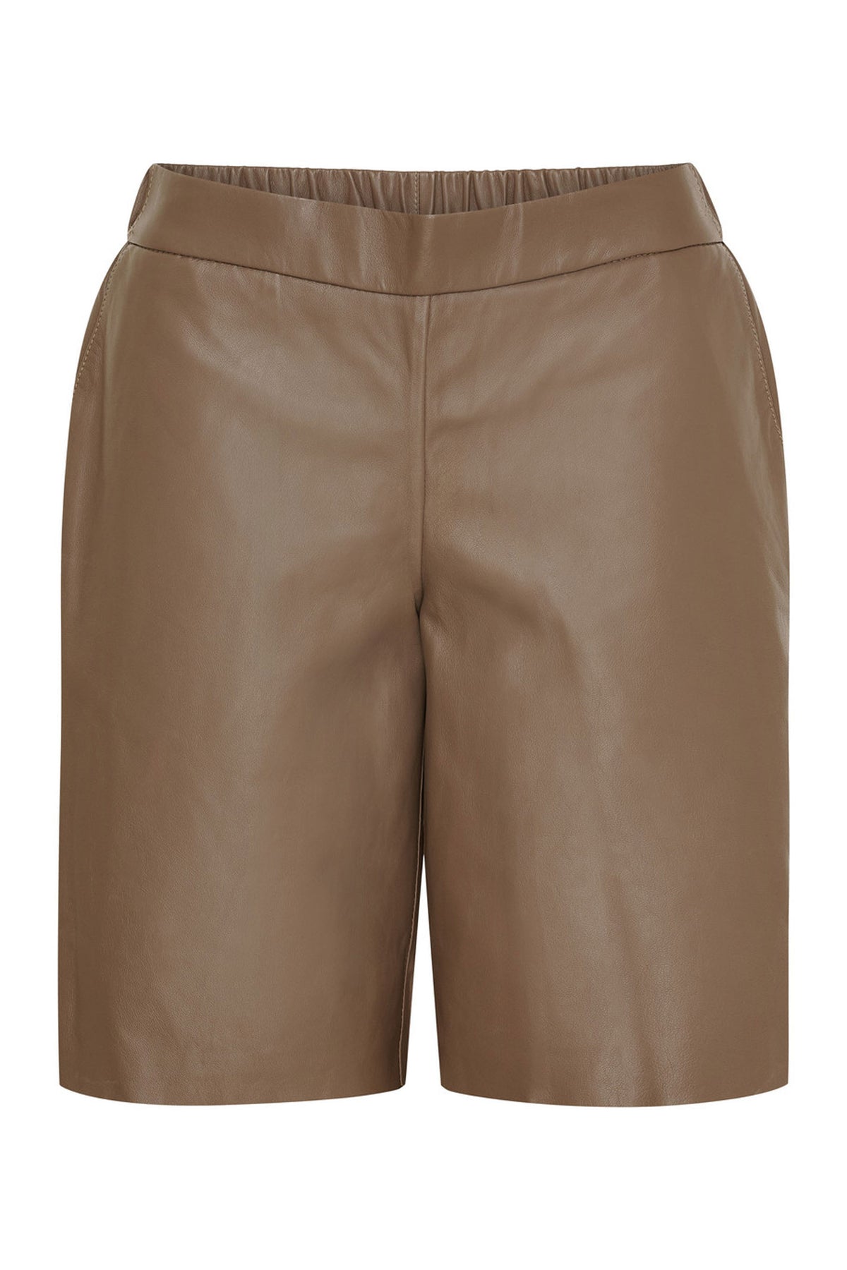 Bermuda Leather Shorts Hazelnut - 11391 (11193 Long)