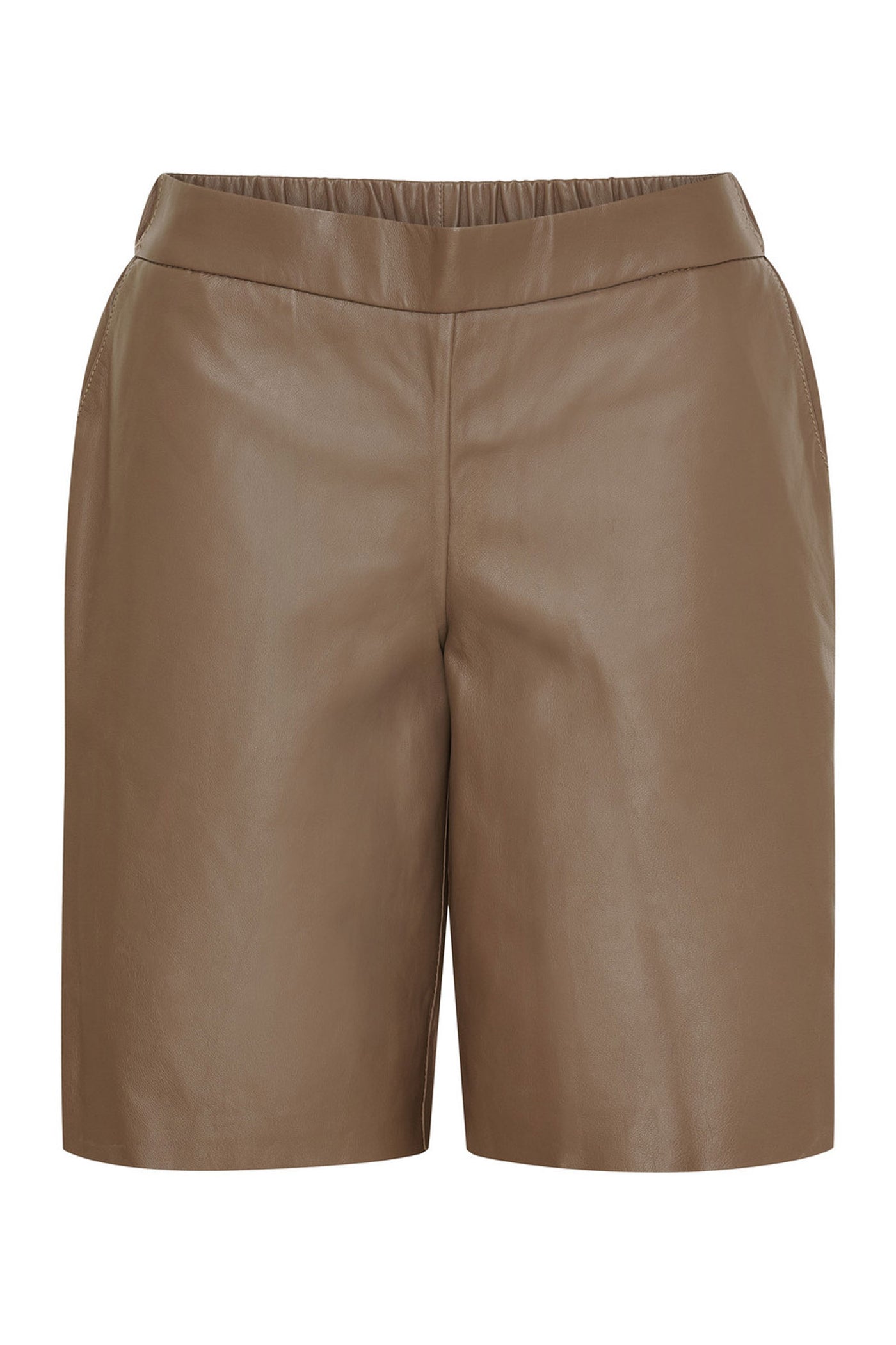 Bermuda Leather Shorts Hazelnut - 11391 (11193 Long)