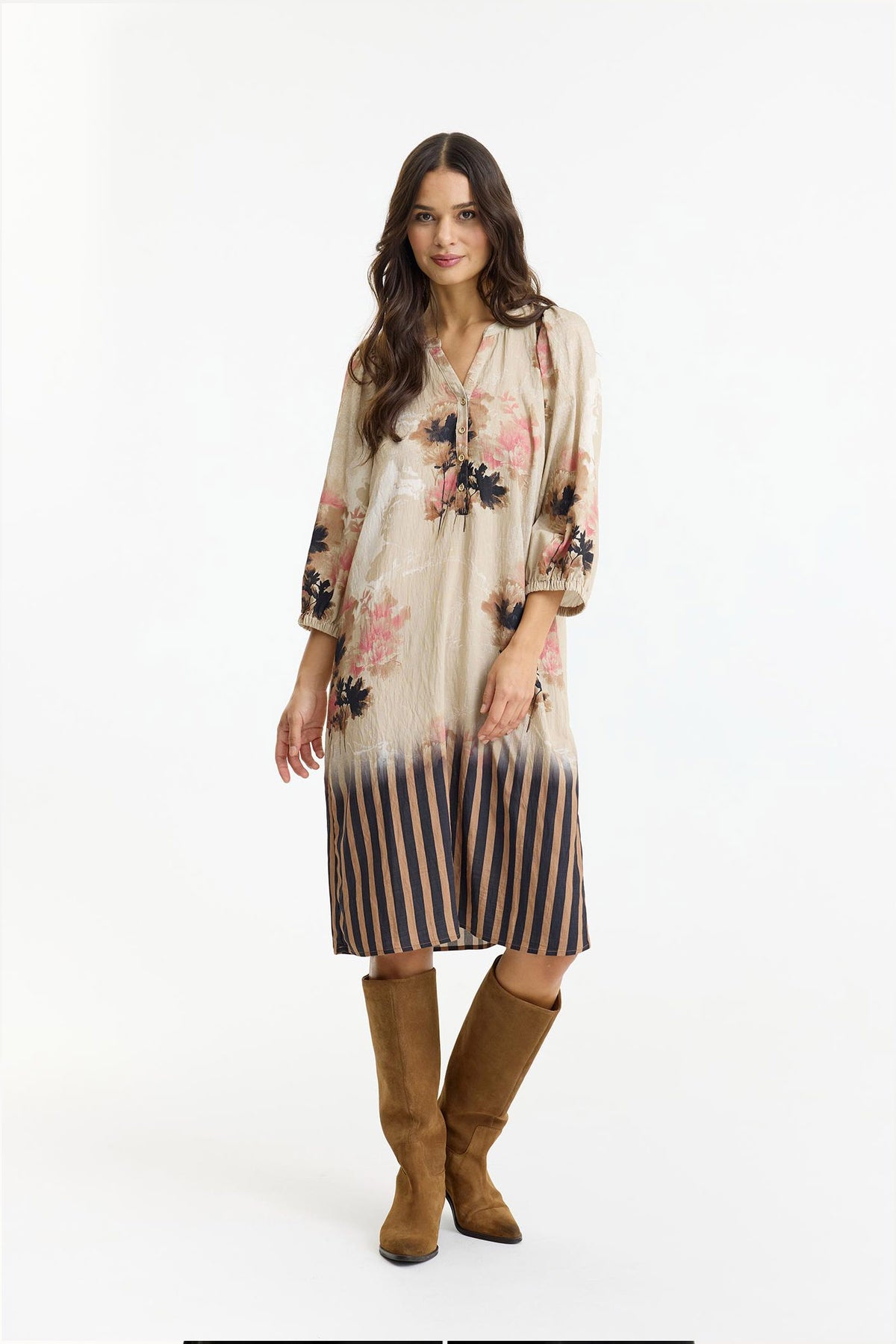 Berta dress SAND - 16970