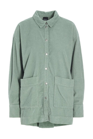 Berubetto lang jakke SAGE GREEN - 257-2443-5395