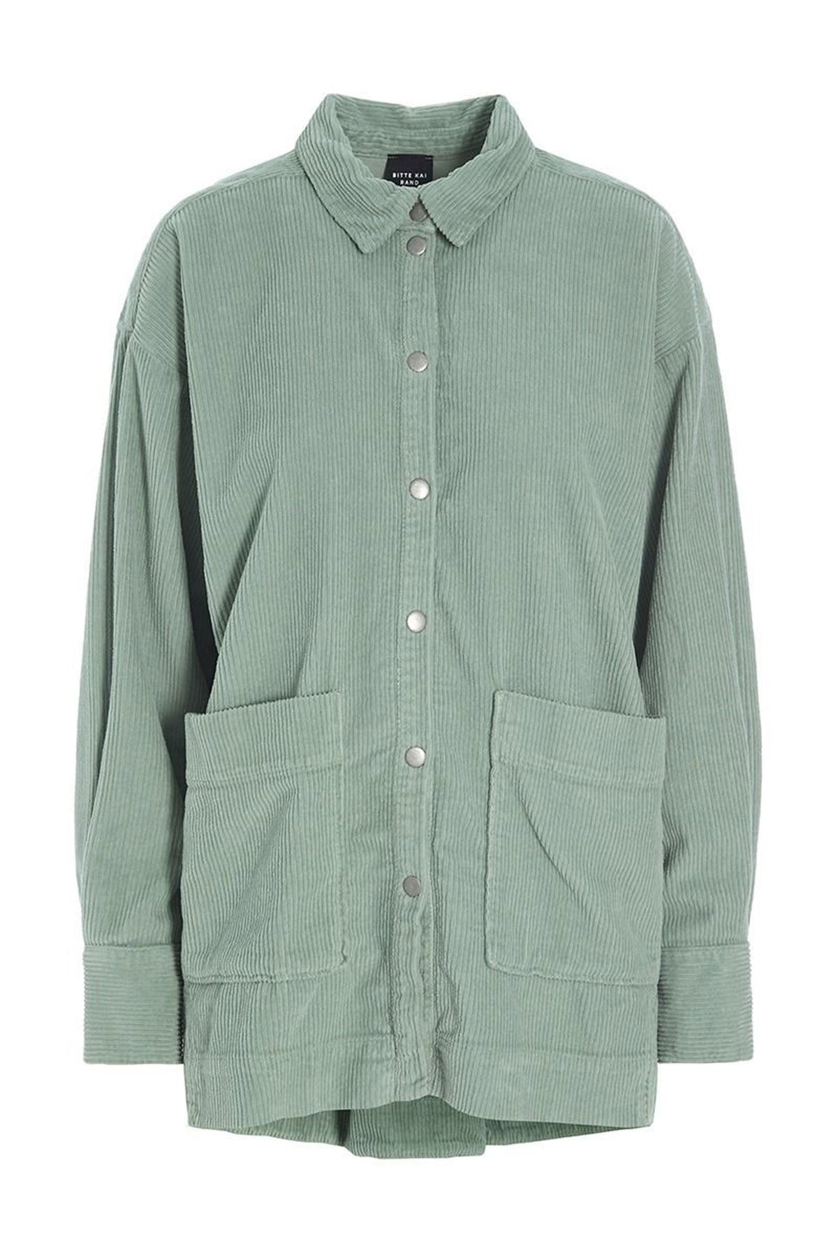 Berubetto lang jakke SAGE GREEN - 257-2443-5395