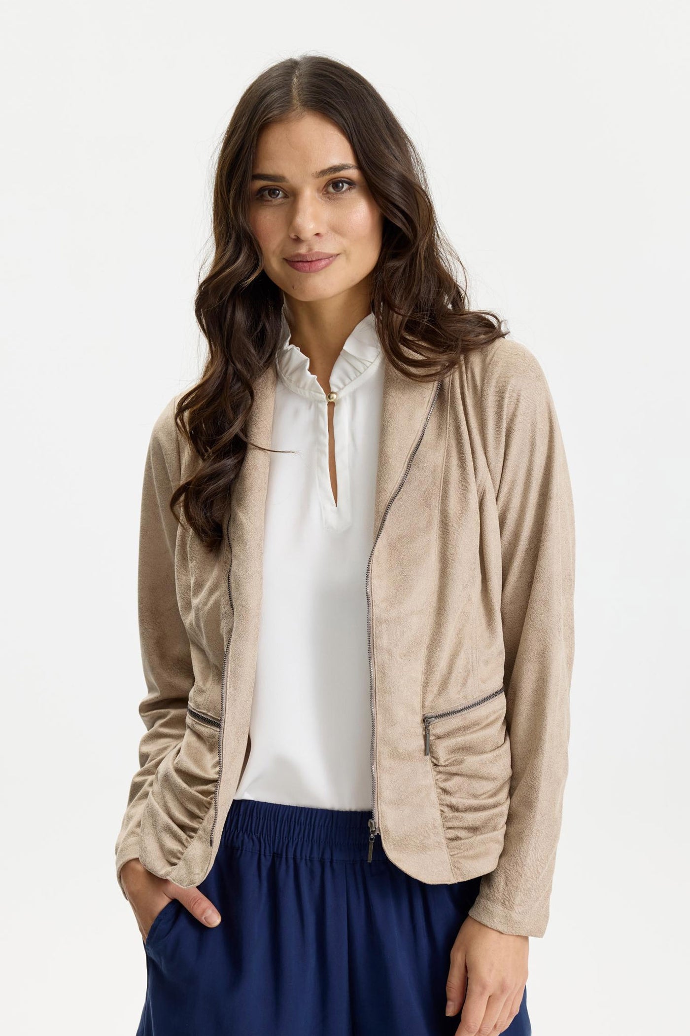 Betty jacket LIGHT SAND - 17051