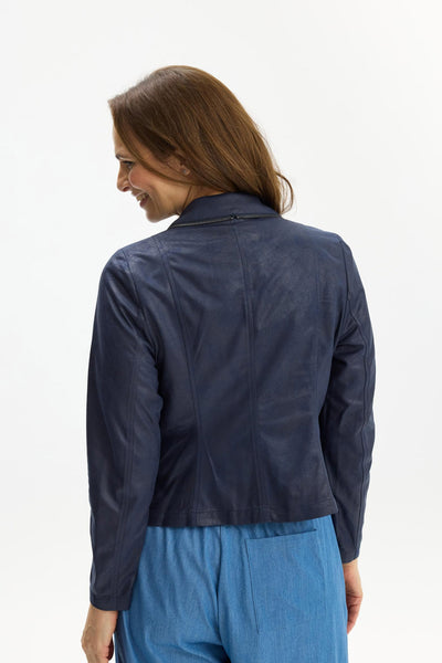 Betty jacket Navy - 17051 Thumbnail