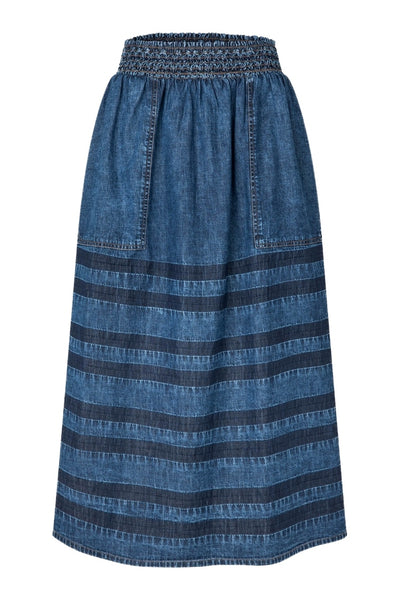 AmondLL Maxi Skirt 20 Blue - 26421-2010 Thumbnail