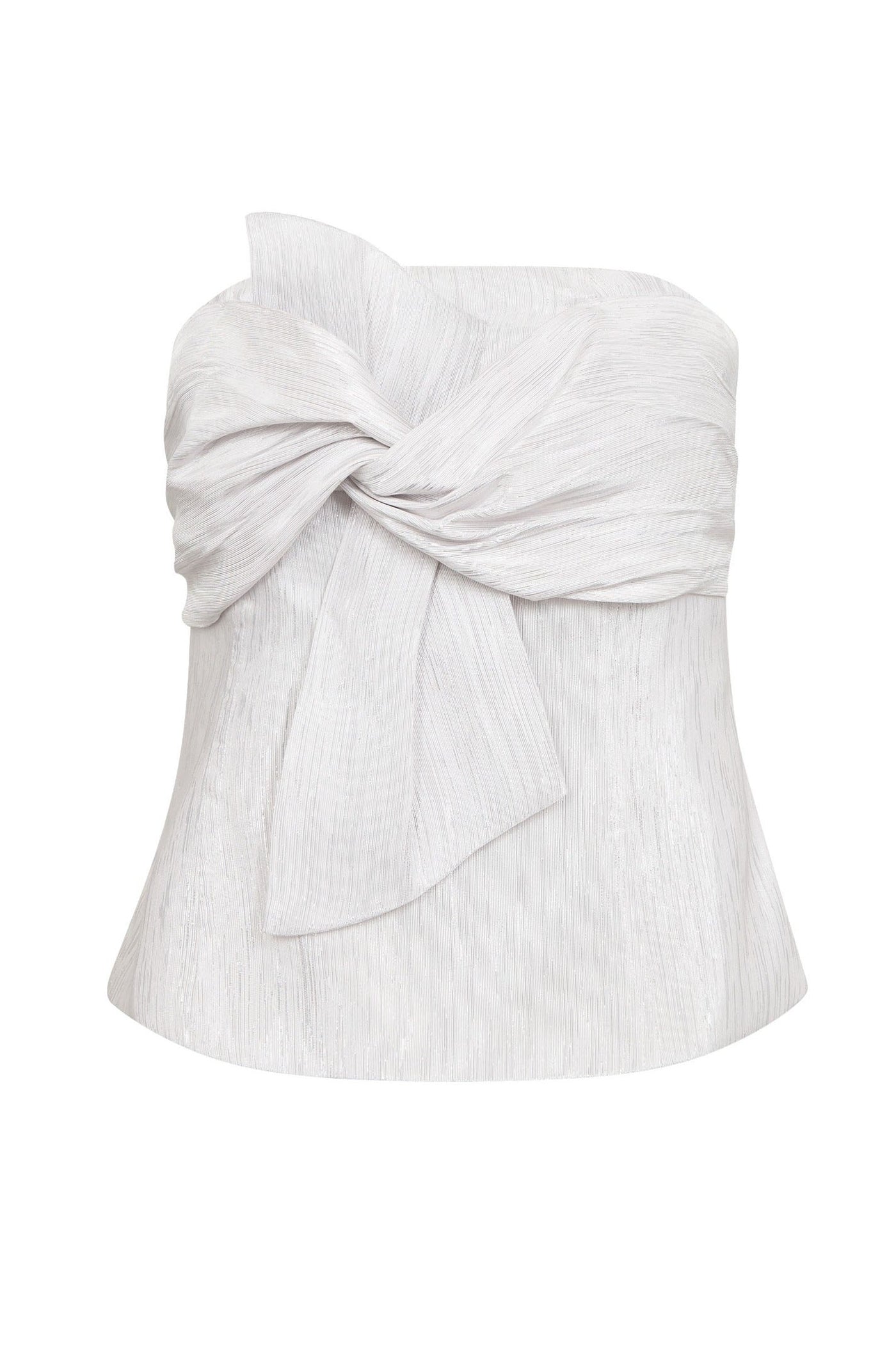BiaCC Knot Tube Top 930-Silver - 45191
