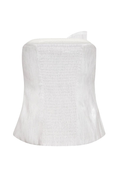 BiaCC Knot Tube Top 930-Silver - 45191 Thumbnail