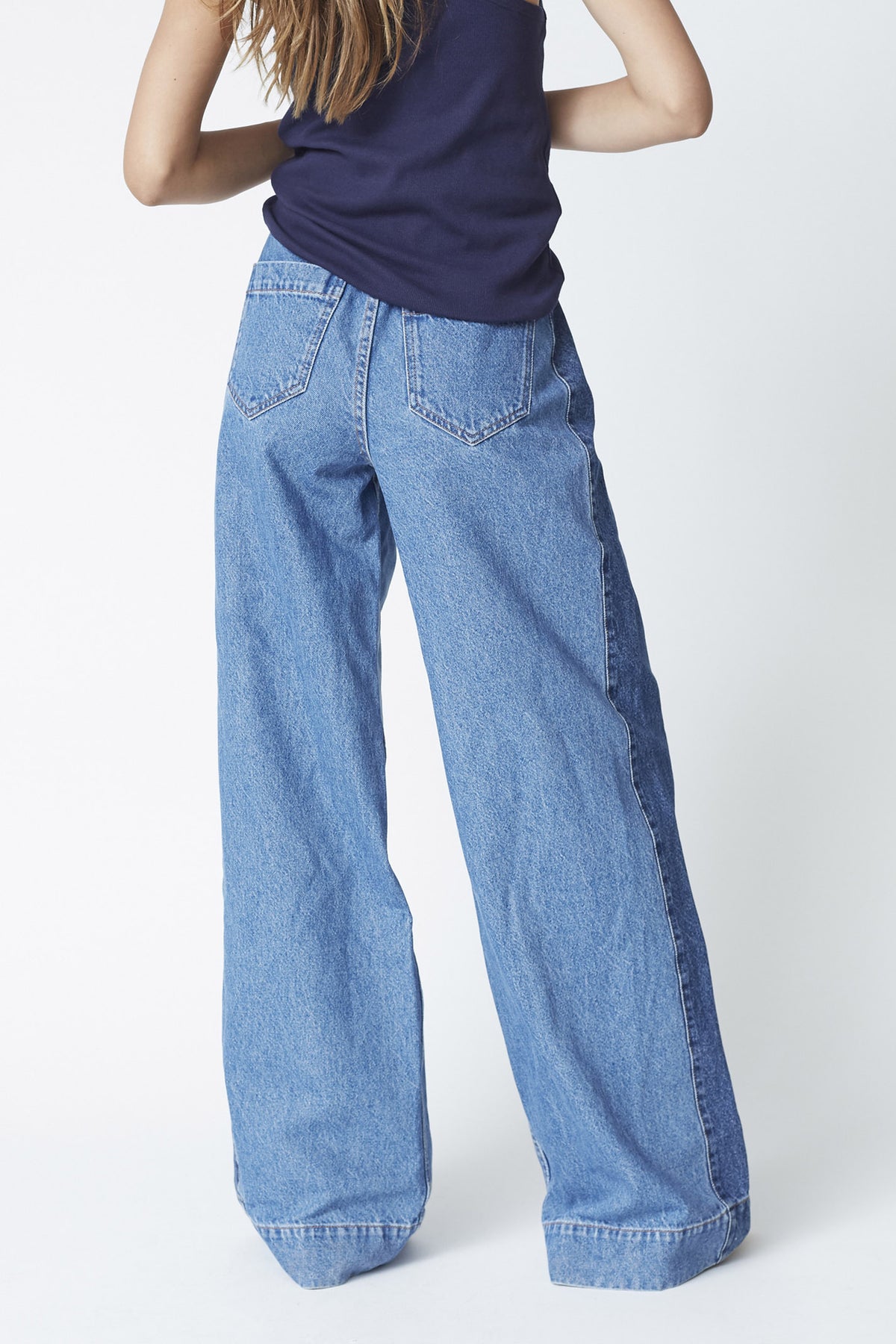 BilbaoCC Wide LL Jeans 552-Denim blue 41043