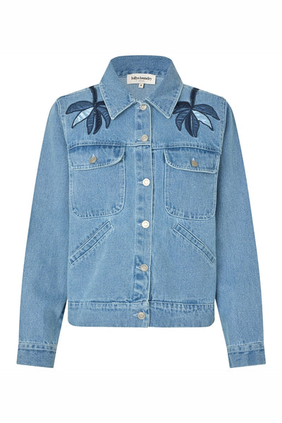 BirdLL Denim Jacket 100 Washed Denim - 26112-6000 Thumbnail