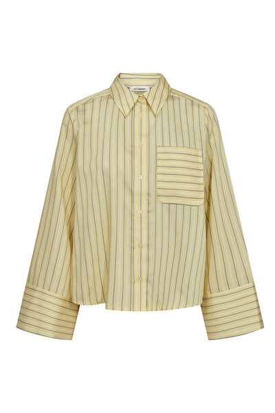 BlaineCC Bell Sleeve Shirt 171-PaleYellow - 45054 Thumbnail