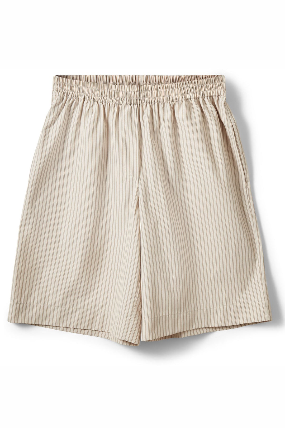 Blairsw Striped Bermuda Shorts Off White / Black Stripe - S262291