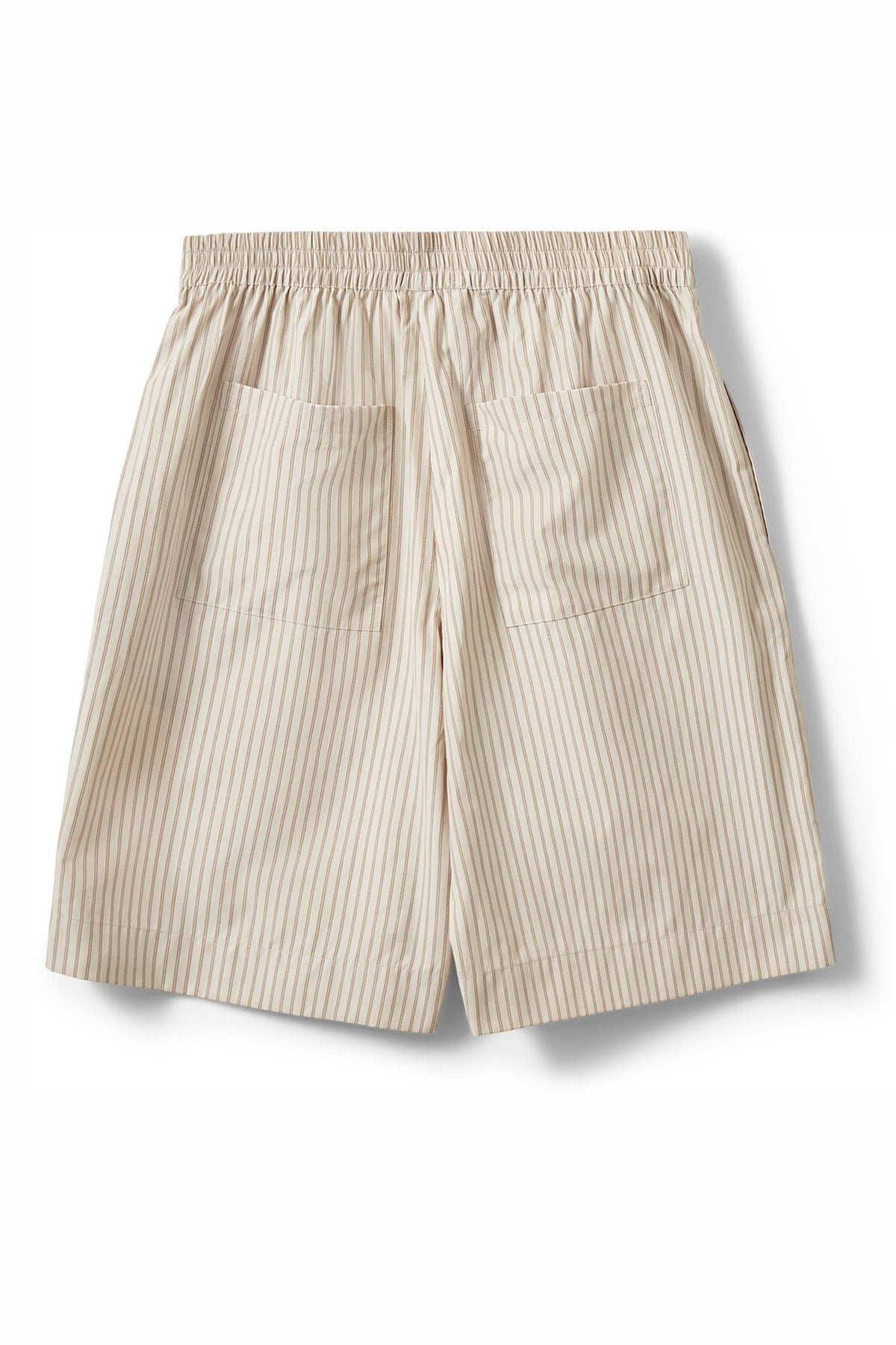 Blairsw Striped Bermuda Shorts Off White / Black Stripe - S262291