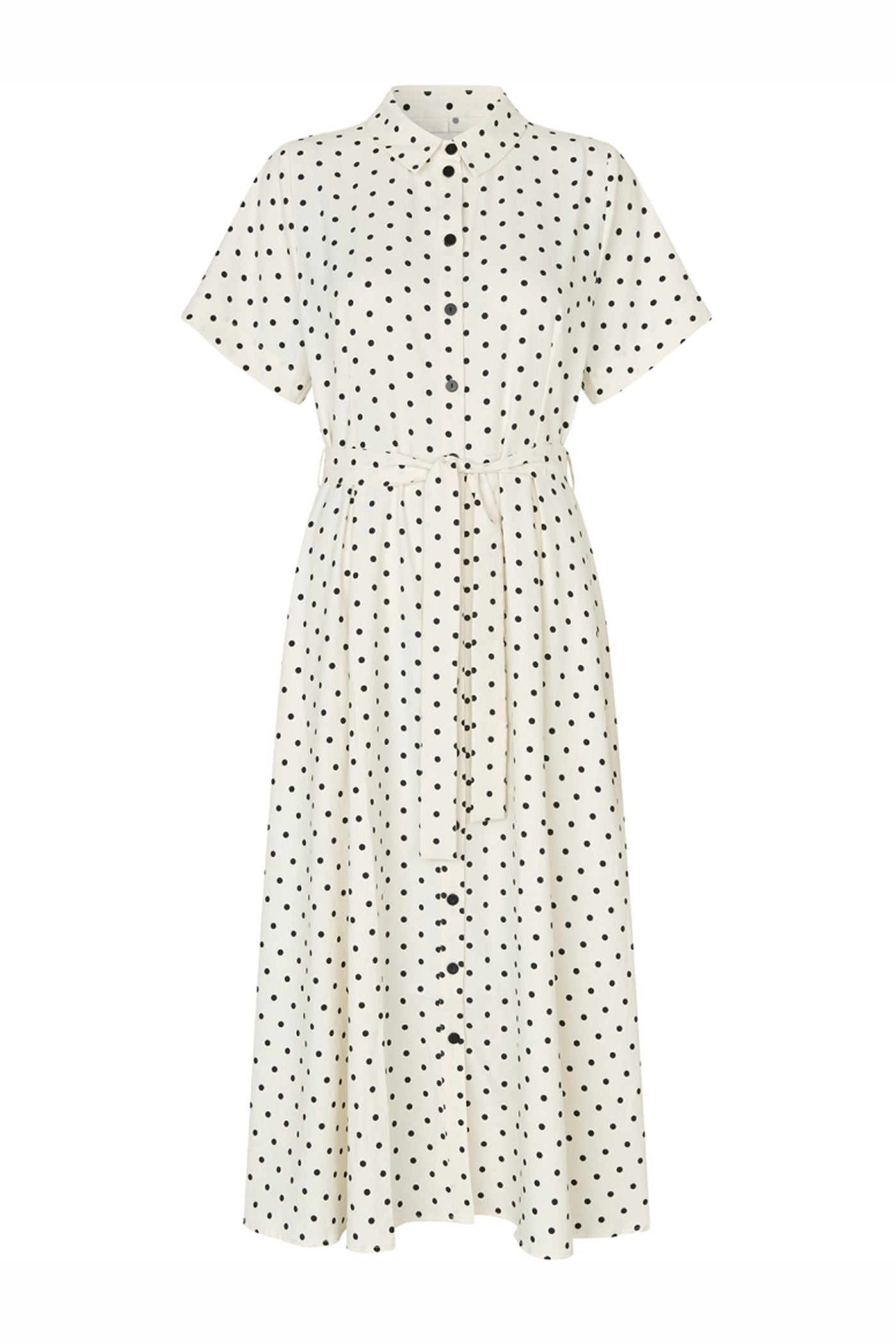 Blakell Midi Dress Ss Dot Print - 26130-3015