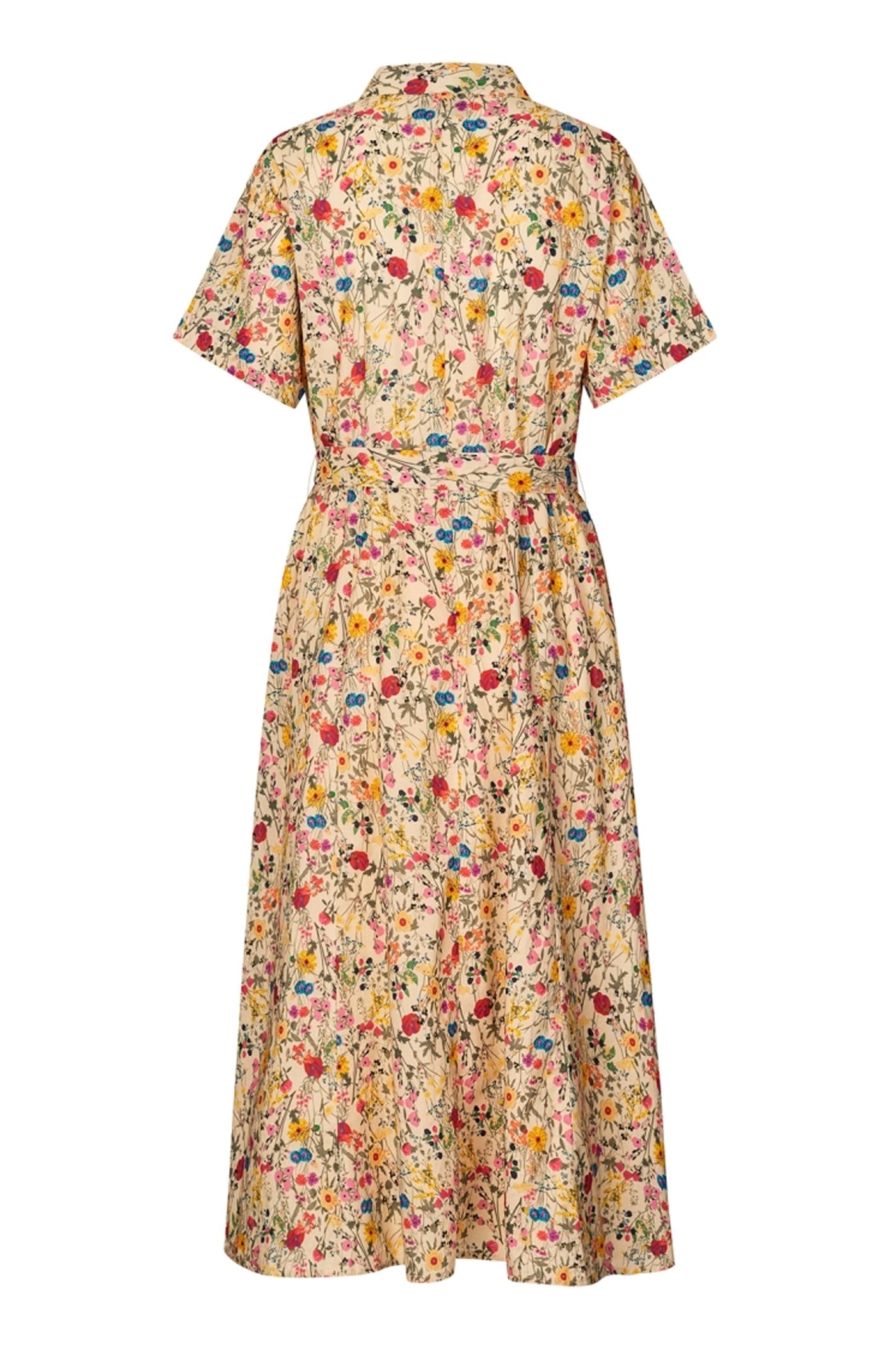 Blakell Midi Dress Ss Flower Print - 26241-3007