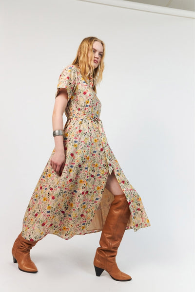 Blakell Midi Dress Ss Flower Print - 26241-3007 Thumbnail