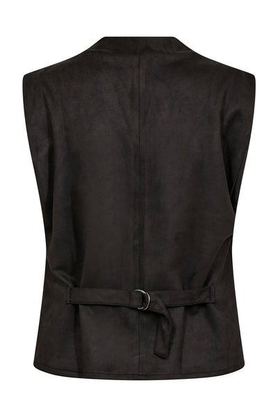 BobbieCC Fringe Pleat Top 65001-Black - 500115 Thumbnail