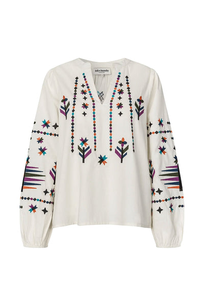Bonniell Shirt Ls White - 26290-1038 Thumbnail