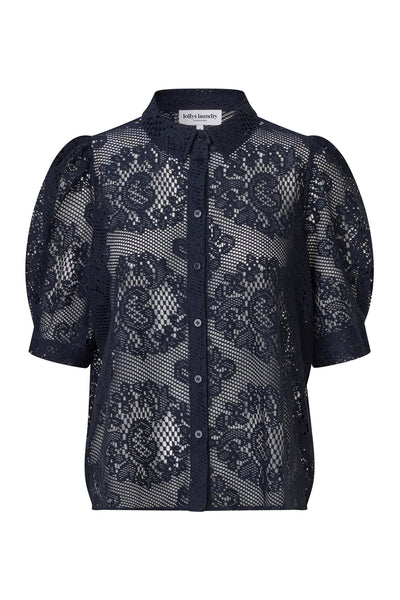 BonoLL Shirt SS 27 Dark Navy - 25266-1044 Thumbnail