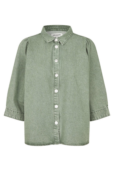 Bonoll Shirt Ss 49 Dusty Green - 26162-1044 Thumbnail