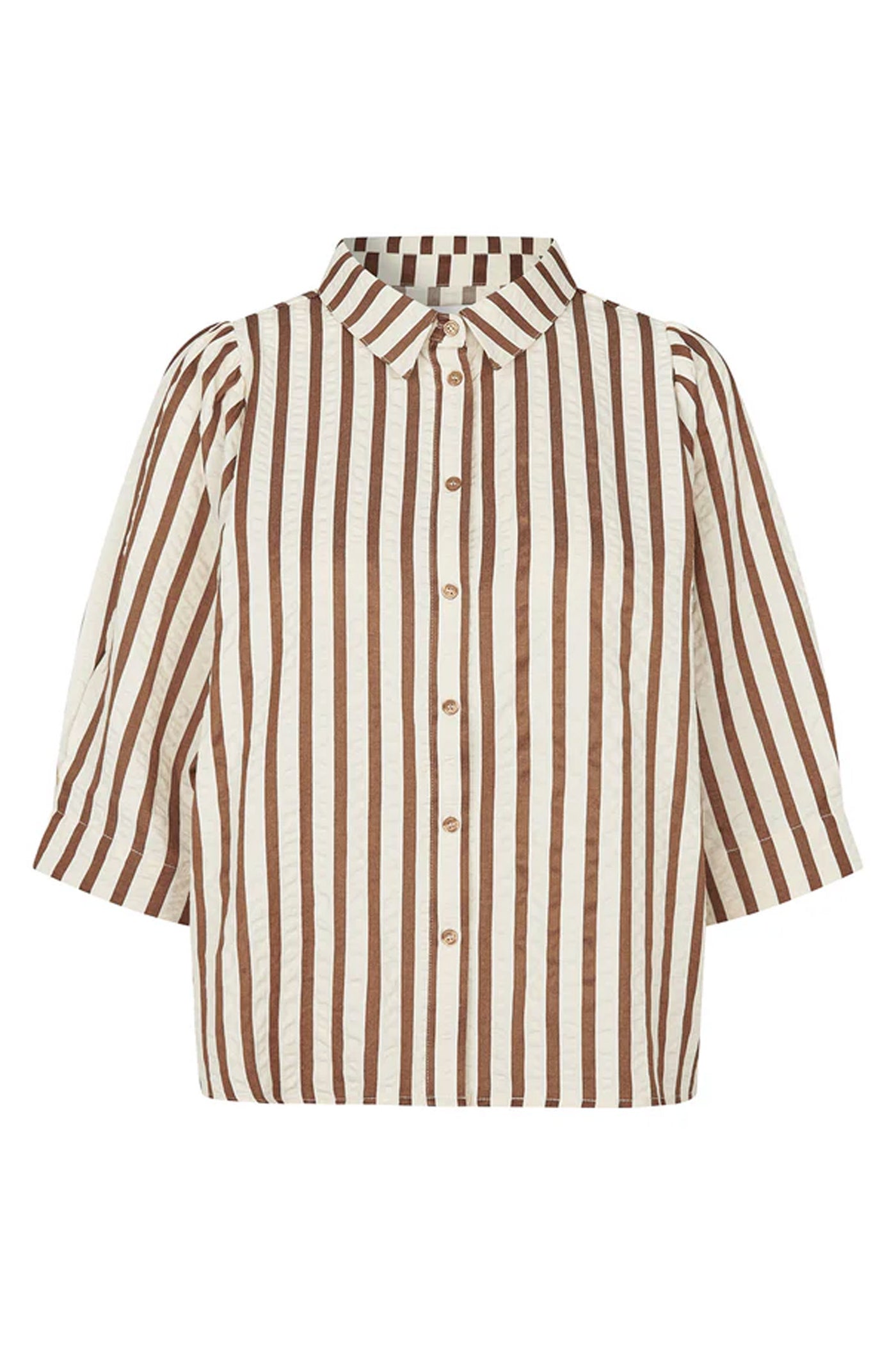 Bonoll Shirt Ss Dark Mokka - 26163-1046