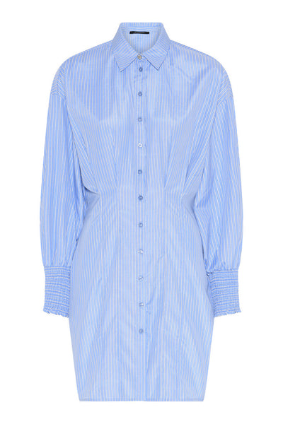 BorassusBBLinne dress Light Blue Stripe - BBW4944 Thumbnail