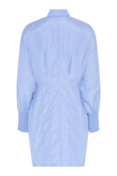 BorassusBBLinne dress Light Blue Stripe - BBW4944 Thumbnail