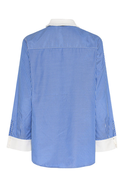 BorassusBBZiana shirt Dark Blue Stripe - BBW4872 Thumbnail