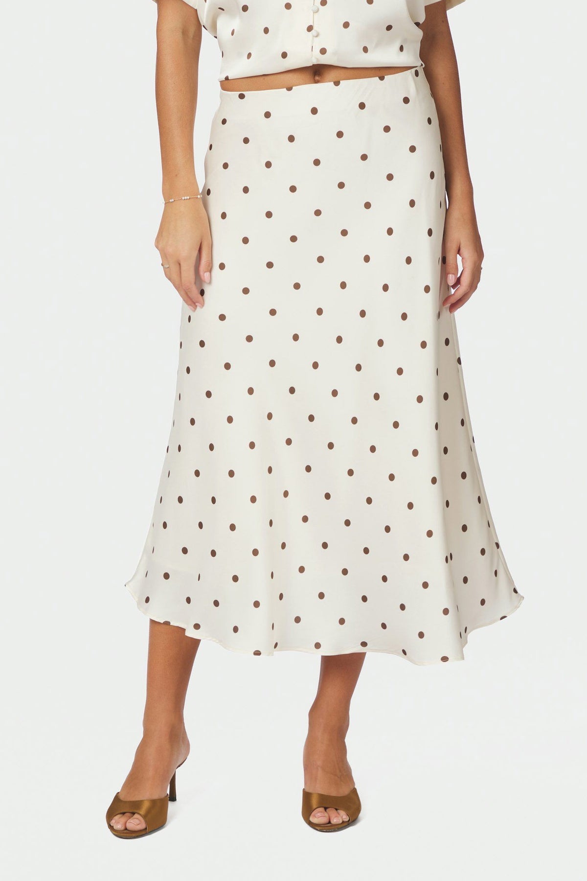 Bovary Dotted Skirt CREAM - 169340