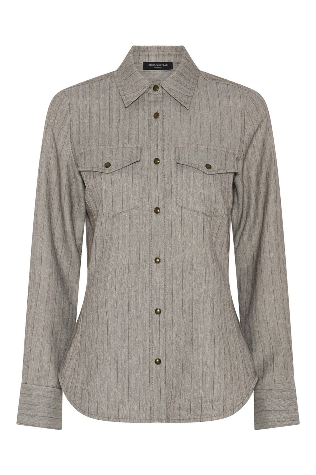 BoxelderBBFuju shirt Pinstripe w sequins - BBW4729