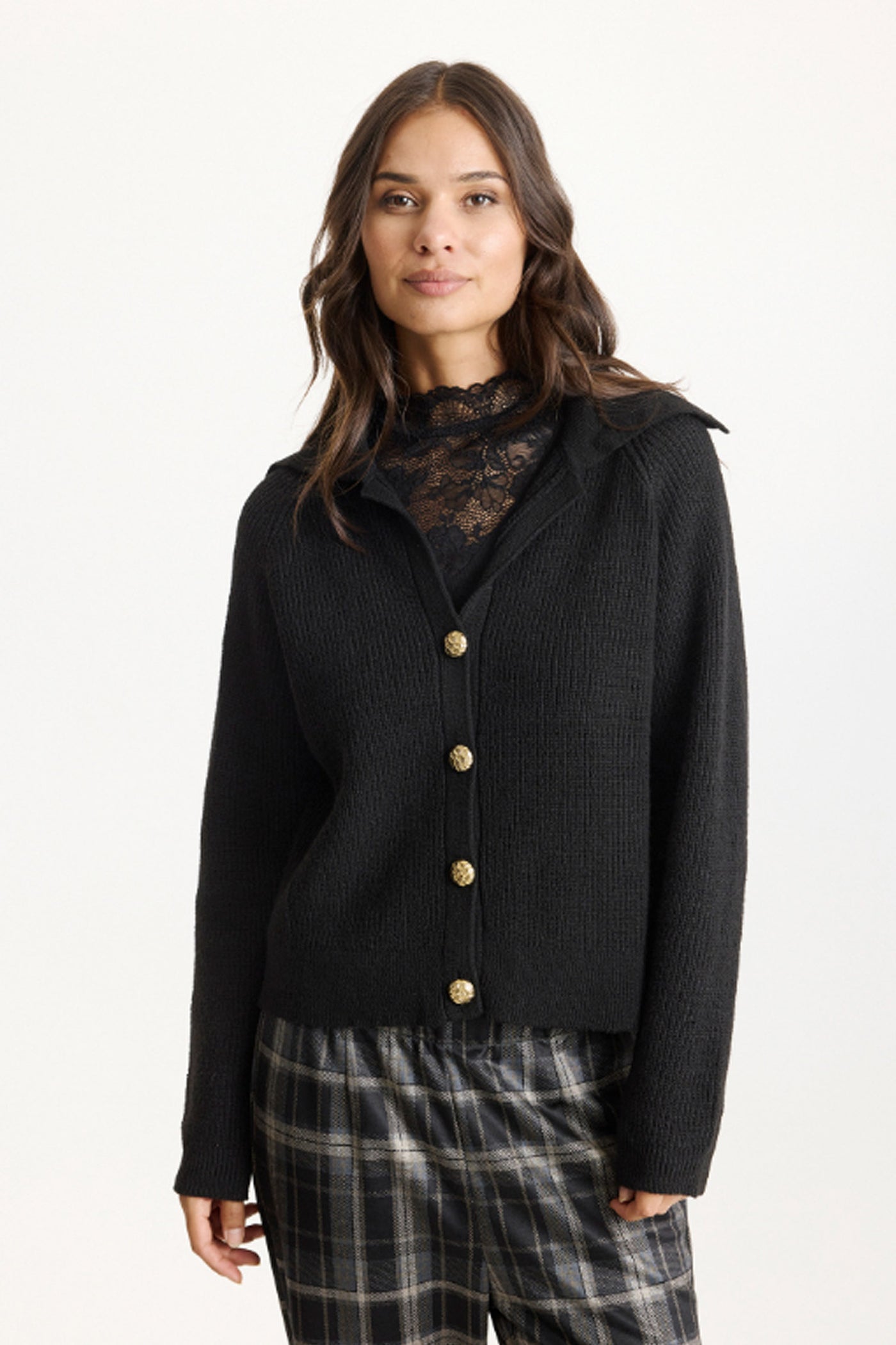 Brenda knit cardigan SORT - 16798