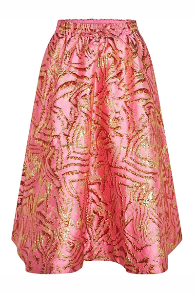 BristolLL Midi Skirt 51 Pink - 26144-2021 Thumbnail