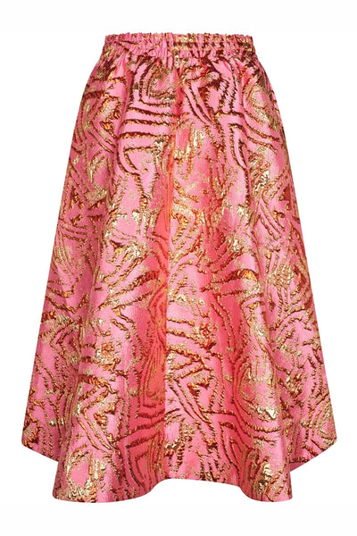 BristolLL Midi Skirt 51 Pink - 26144-2021 Thumbnail